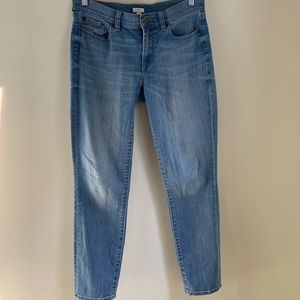 J.Crew mid rise light jeans